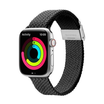 DUX DUCIS pasek MIXTURE II pleciony do Apple Watch 42 / 44 / 45 mm czarna
