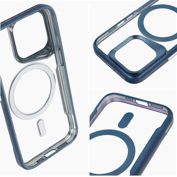 Futerał ERGOFIT NEWZONE kompatybilny z MagSafe do IPHONE 16 PLUS niebieski