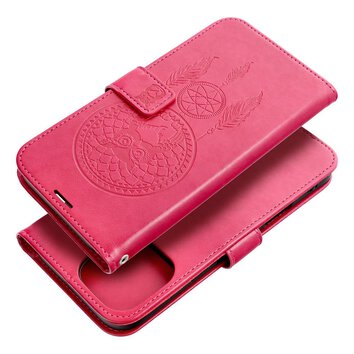Kabura MEZZO Book do IPHONE 16 Pro Max łapacz snów magenta