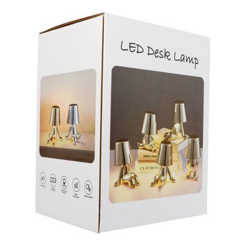 Lampka nocna GOLD MAN Art Deco siedzcy (wzr 2) MLTL