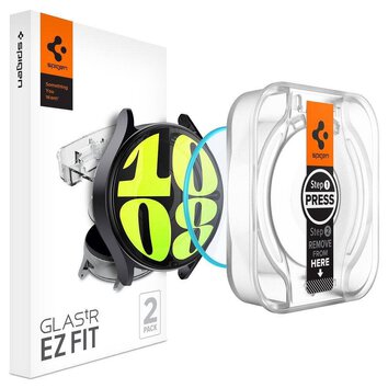 Szko Hartowane SPIGEN GLAS.TR EZ-FIT 2-PACK do SAMSUNG Galaxy Watch 7 ( 40 MM ) clear