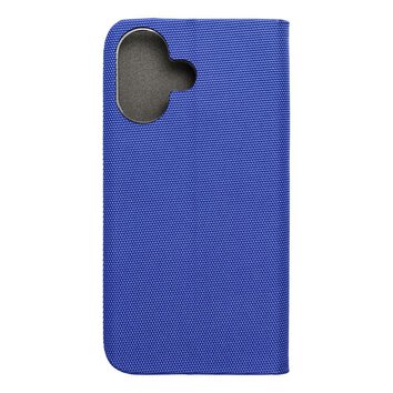 Kabura SENSITIVE Book do IPHONE 16 niebieski