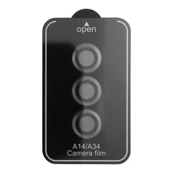 Osona aparatu PROTECTOR 9H + aplikator do SAMSUNG A14 / A34 czarna