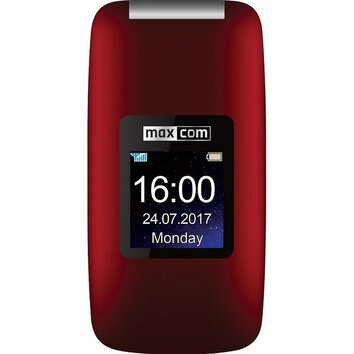 Telefon dla Seniora Maxcom Comfort MM824 / czerwony