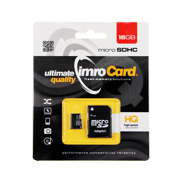 Imro karta pamięci 16GB microSDHC kl. 10 UHS-I + adapter