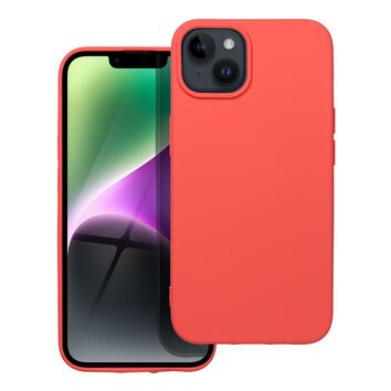 Futera SILICONE do IPHONE 14 brzoskwiniowy