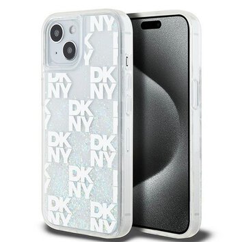 DKNY futera do IPHONE 15 DKHCP15SLCPEPT (DKNY HC Liquid Glitters W/Checkered Pattern) biay