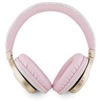 GUESS słuchawki bezprzewodowe bluetooth nauszne GUBH604GEMP (4G Script) różowe