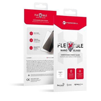 Forcell Flexible Nano Glass - szkło hybrydowe do iPhone 15 Plus