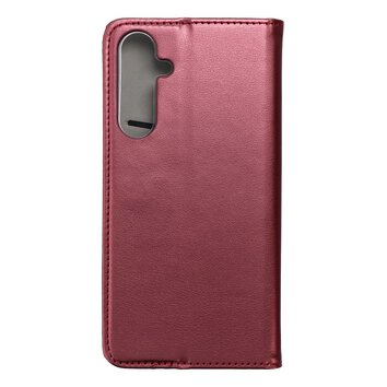 Kabura Smart Magneto do SAMSUNG A35 burgundowy