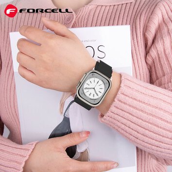 FORCELL F-DESIGN FA13 pasek / opaska do Apple Watch 38/40/41mm czarna
