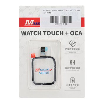 MUSTTBY Ekran dotykowy + OCA do Apple Watch Seria 4-44MM