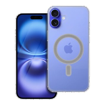 Futerał CLEAR MAG COVER (MID) kompatybilny z MagSafe do IPHONE 16 Plus transparentny