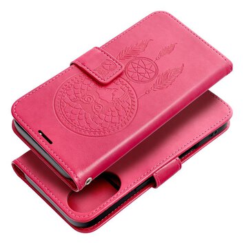 Kabura MEZZO Book do IPHONE 16 łapacz snów magenta