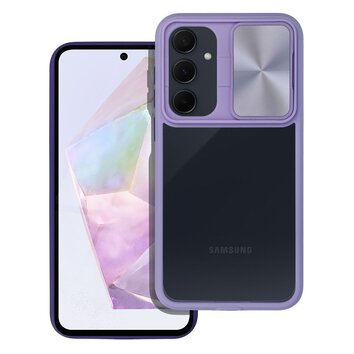 Futera SLIDER do SAMSUNG A35 5G fioletowy