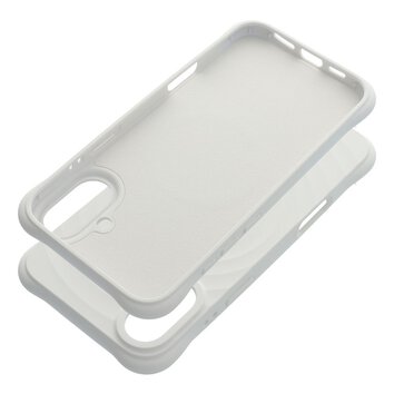 Silicone Zephyr Mag Cover kompatybilny z MagSafe do IPHONE 16 PLUS biały