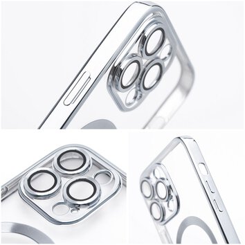 Futera Electro Mag Cover kompatybilny z MagSafe do SAMSUNG S24 ULTRA srebrny