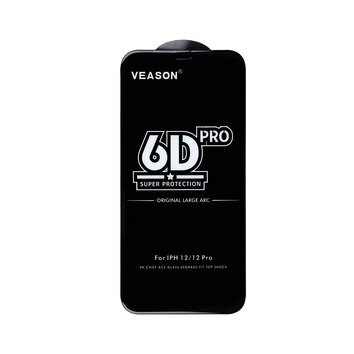 Szko Hartowane 6D Pro Veason Glass - do Iphone 14 Pro czarny