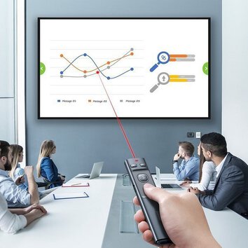 BASEUS wskanik laserowy bezprzewodowy Orange Dot ACFYB-B0G szary