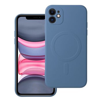 Futera Silicone Mag Cover kompatybilny z MagSafe do IPHONE 11 niebieski