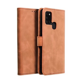 Kabura TENDER Book do SAMSUNG A21s brzowy