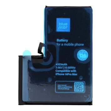 Blue Star HQ Bateria do Iphone 14 PRO MAX 4323 mAh