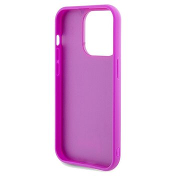 Oryginalne Etui GUESS Hardcase GUHCP14LPMSDGSF do iPhone 14 Pro (Disco Script Metal / fuksja)