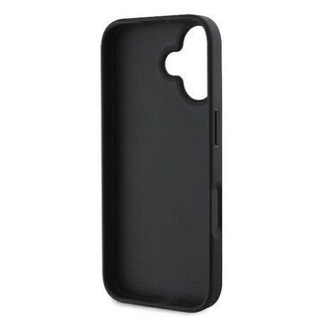 GUESS futerał do IPHONE 16 Plus GUHCP16MHG4SGK (Fixed Glitter Big 4G) czarny