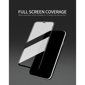 Szkło hartowane X-ONE Full Cover Extra Strong Crystal Clear - do iPhone 11 Pro Max (full glue) czarny