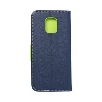 Kabura Fancy Book do  XIAOMI Note 9 Pro granatowy / limonka