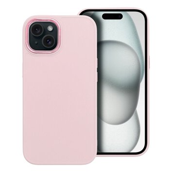 Futerał FRAME do IPHONE 15 pudrowy róż