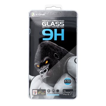 Szko hartowane X-ONE Full Cover Extra Strong Matowe - do iPhone 15 Pro (full glue) czarny