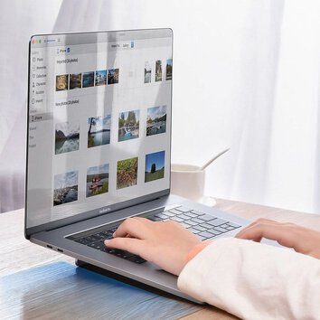 BASEUS podkładka / podstawka pod laptop Papery srebrna SUZC-0S BASEUS podkładka / podstawka pod laptop Papery srebrna SUZC-0S