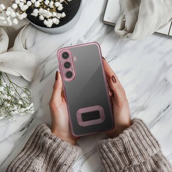 Futerał GLAM do SAMSUNG A34 5G pudrowy róż