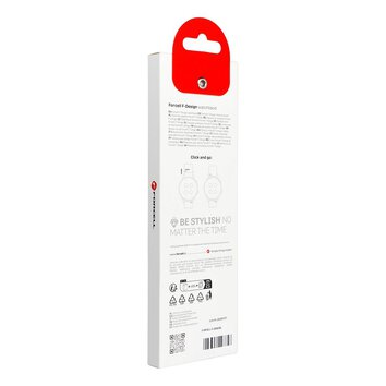 FORCELL F-DESIGN FS05 pasek do SAMSUNG Watch 22 mm pomaraczowy