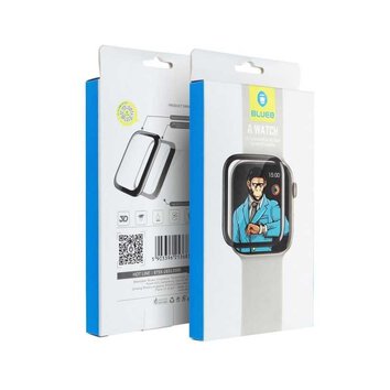 Szko Hartowane 5D Mr. Monkey Glass - do Apple Watch 7 / 8 / 9 45MM czarny (Strong HD)