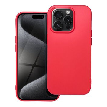 Futera SOFT do IPHONE 15 PRO czerwony