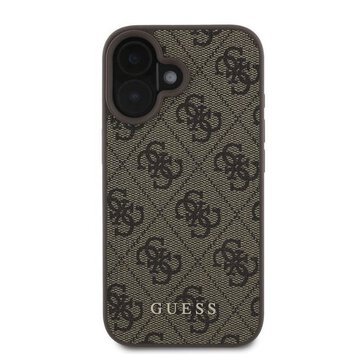 GUESS futerał do IPHONE 16 GUHCP16SG4GFBR (PU 4G Classic) brązowy