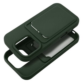 Futerał CARD CASE do IPHONE 16 Pro zielony