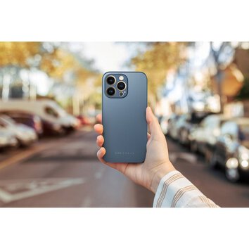 Futera Roar Matte Glass Case - do iPhone 14 Plus niebieski
