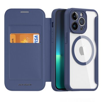 DUX DUCIS kabura SKIN X PRO kompatybilna z MagSafe do IPHONE 13 Pro Max niebieska