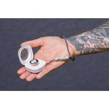Smart Ring R11M- inteligentny pierścień ze stali ze stacją ładującą rozmiar 13 (22,2mm) złoty