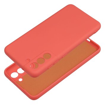 Futerał SILICONE do SAMSUNG Galaxy S21 FE brzoskwiniowy