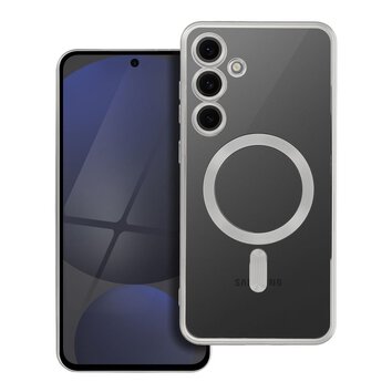 Futerał ELECTRO MAG COVER kompatybilny z MagSafe do SAMSUNG S24 FE srebrny