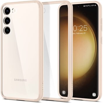 SPIGEN ULTRA HYBRID GALAXY S23 SAND BEIGE