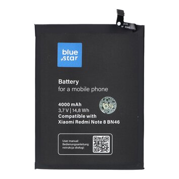 BLUE STAR bateria do XIAOMI REDMI NOTE 8 / NOTE 8T / REDMI 7 (BN46) 4000 mAh