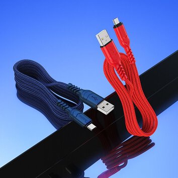 HOCO kabel USB do Micro 2,4A VICTORY X59 1 m czerwony