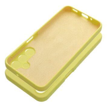 Futerał SILICONE 2mm do SAMSUNG A16 5G żółty