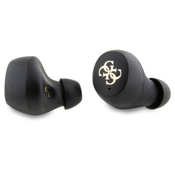 GUESS słuchawki bezprzewodowe bluetooth + stacja dokująca TWS ENC GUTWSP4EGW (4G Metal) brązowe