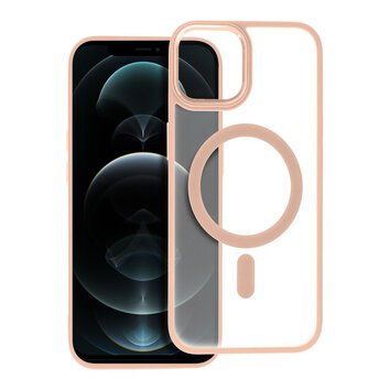 Futera MATTE MAG COVER kompatybilny z MagSafe do IPHONE 12 Pro Max rowy